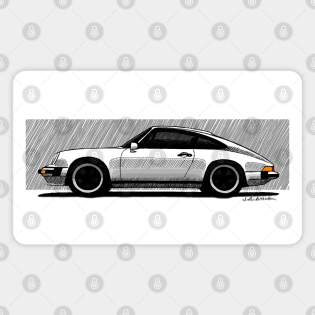 classic german sports car Magnet by jaagdesign